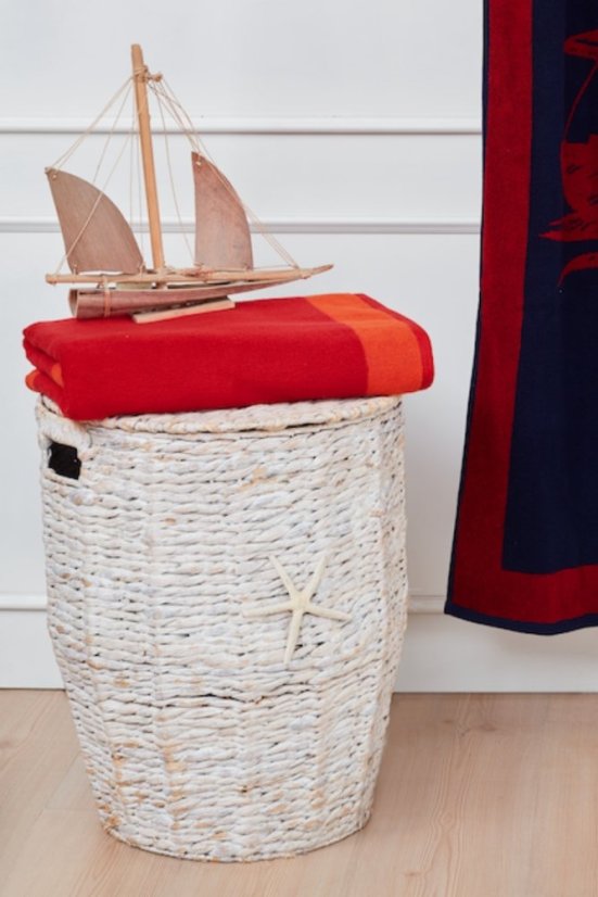 SAIL strand törölköző 85x160 cm-es - Szín: Sötét kék / Navy