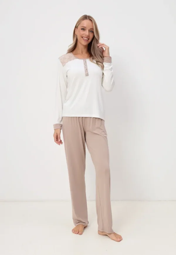 Damenpyjama aus Bambus FRANCESCA