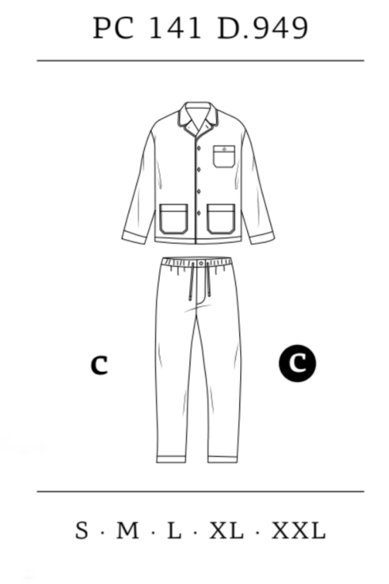 Muška pidžama FABIAN