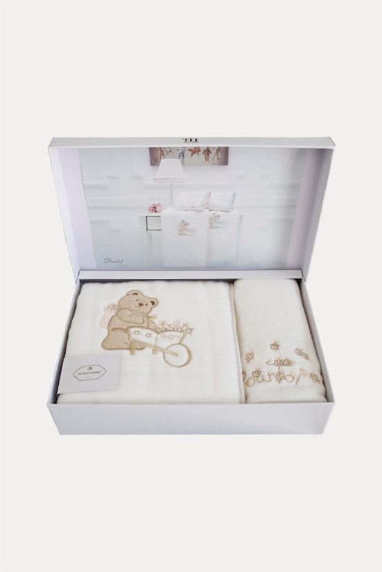 Geschenkset für Kinder Hand- und Badetücher POURTOL, 2 St.