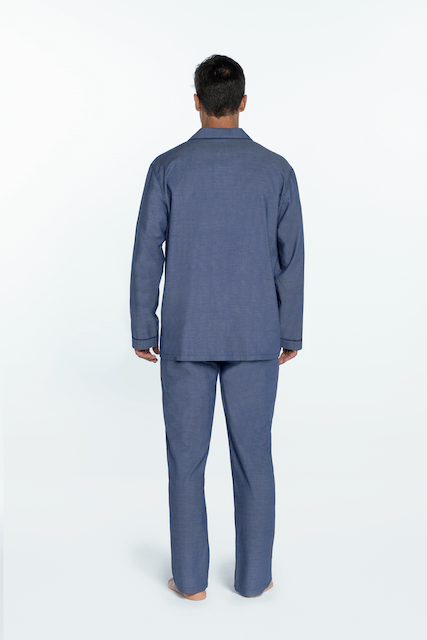 Herren Pyjamas ENRICO - Größe: L, Farbe: Dunkelblau / Navy