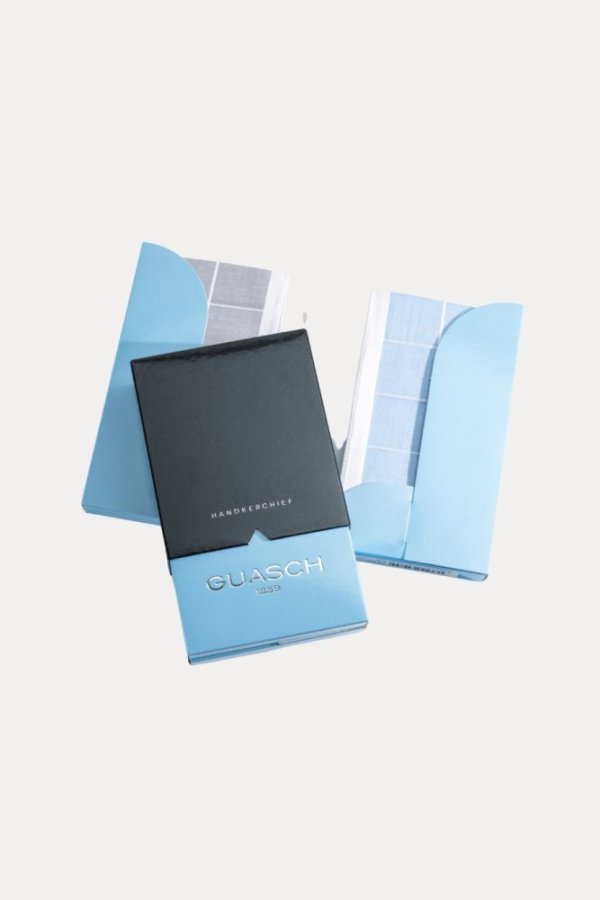 Chusteczki męskie bawełniane MORPHEUS, 3 szt