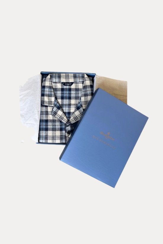 Herrenbademantel aus Flanell LUCAS