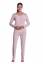 Damenpyjama aus Bambus PAOLA - Größe: XL, Farbe: Rosa / Pink
