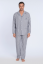 Pijamale de flanel pentru bărbați ENRIQUE - Mărime: XL, Culoare: Gri / Grey