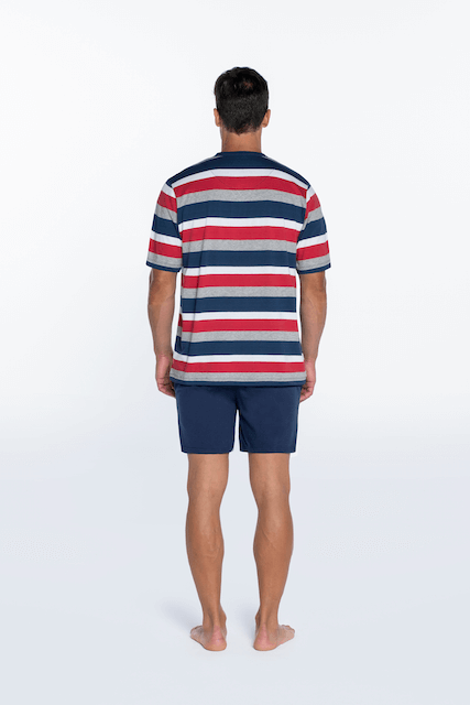 Herren Pyjamas CHRISTIAN - Größe: XXL, Farbe: Dunkelblau / Navy