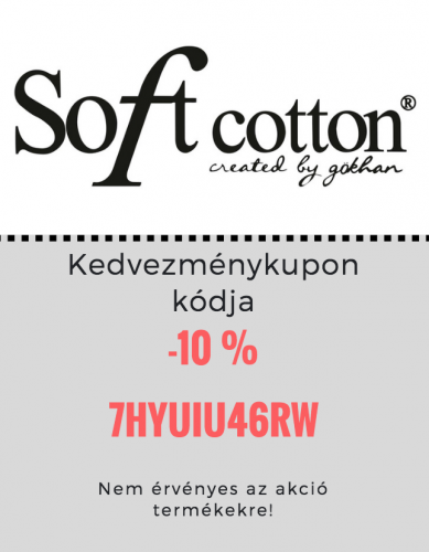 Használja a kedvezmény kupont a Soft Cotton, Luisa Moretti és Guash termékeire!