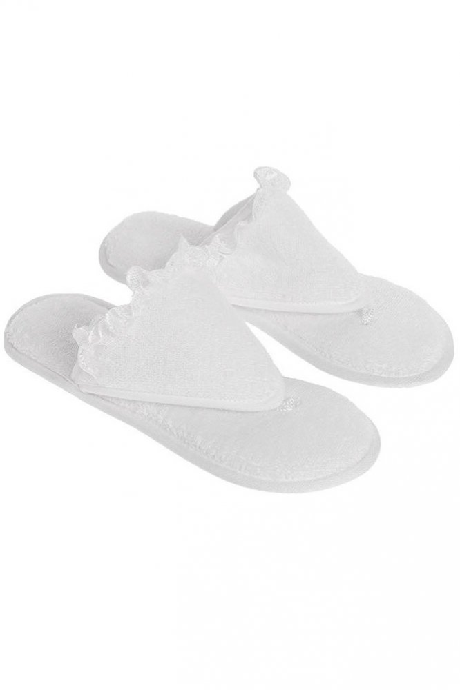 Soft Cotton Dámské pantofle LUNA 26 cm (vel.36/38) Bílá