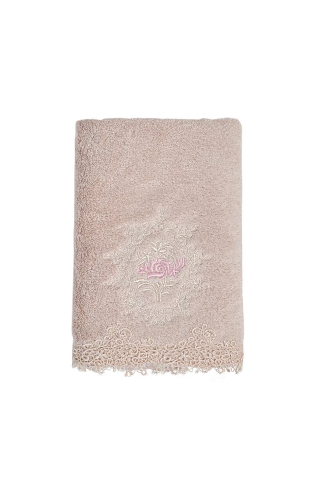 Prosop DESTAN cu dantela 50x100cm Pudrat