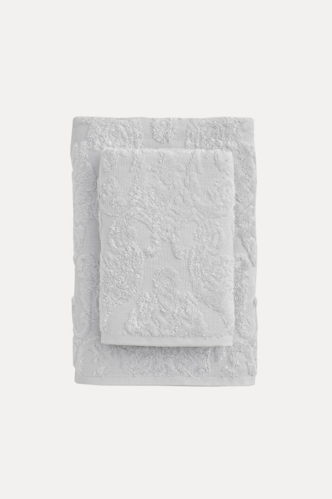 Prosop de modal DAMASK 50x100cm Albastru deschis / Light blue