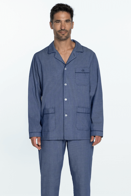 GUASCH Pánské pyžamo ENRICO L Tmavě modrá
