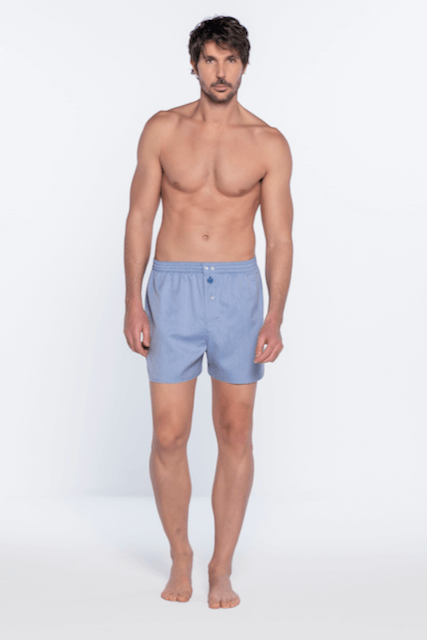 Gausch Pánské boxerky BENJAMIN z elastické bavlny Tmavě modrá M 2 ks