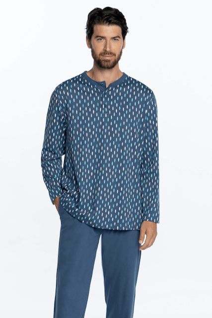 Pánské pyžamo MIGUEL Modrá XL