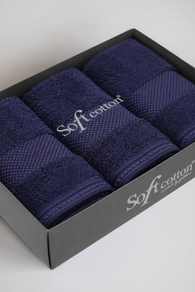 Set cadou prosoape mici DELUXE, 3 buc Violet