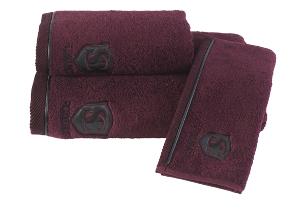 Soft Cotton Dárkové balení ručníků a osušky LUXURY 3 ks  Bordó