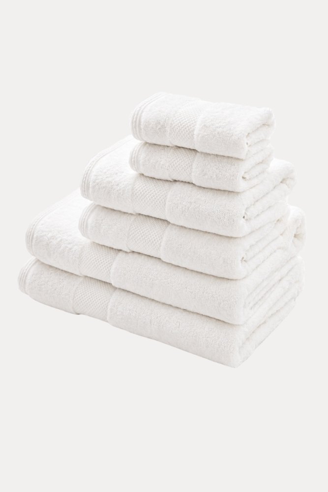 Set avantajos prosoape DELUXE, 6 buc Alb / White