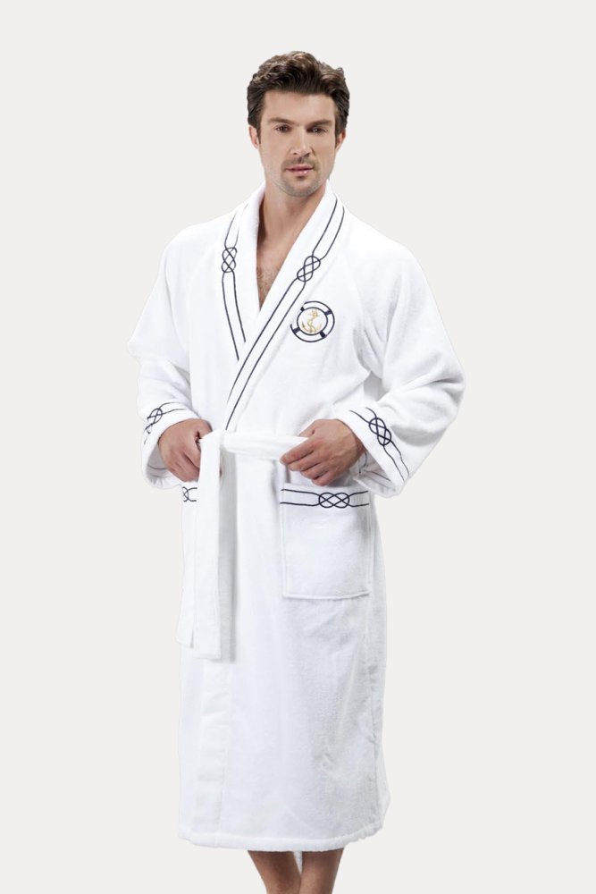 Soft Cotton Luxusný pánsky župan MARINE MAN v darčekovom balení