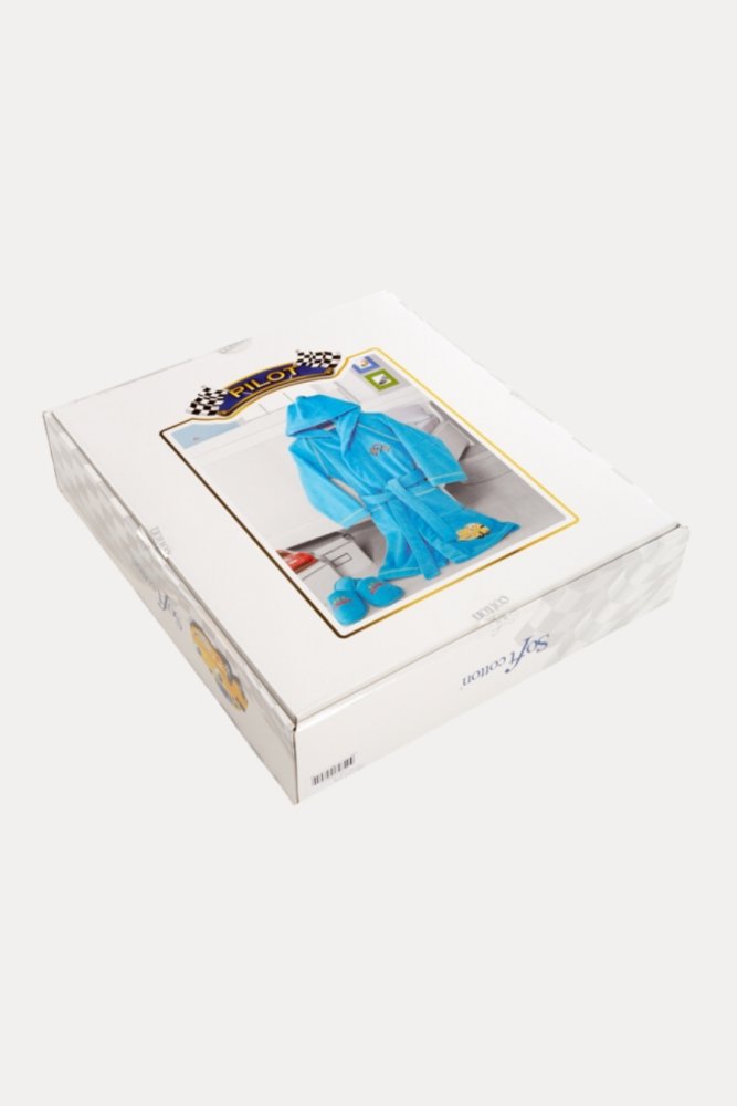 Soft Cotton Detský župan PILOT v darčekovom balení