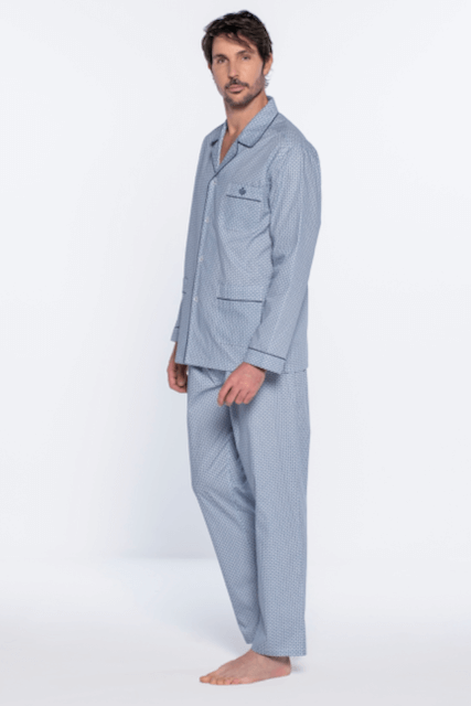 GUASCH Pánské pyžamo LEO Světle modrá XL