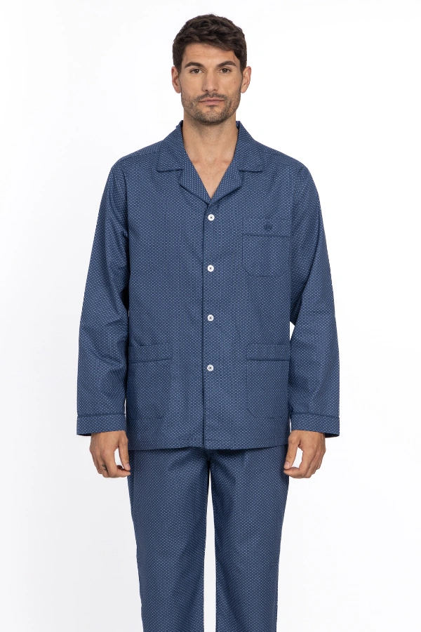 Pánské pyžamo ALONSO 4XL Tmavě modrá