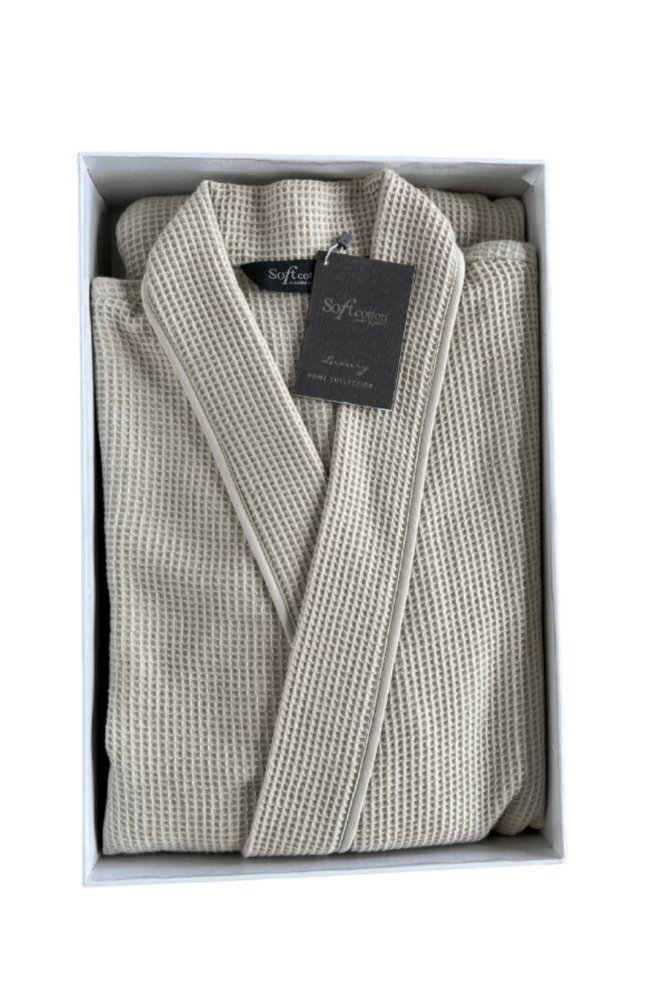 Soft Cotton Vaflový unisex župan PIQUE
