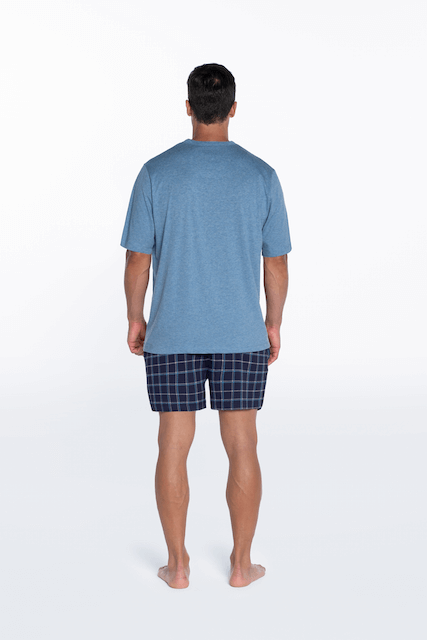 GUASCH Pánské pyžamo krátké FABIO XL Modrá