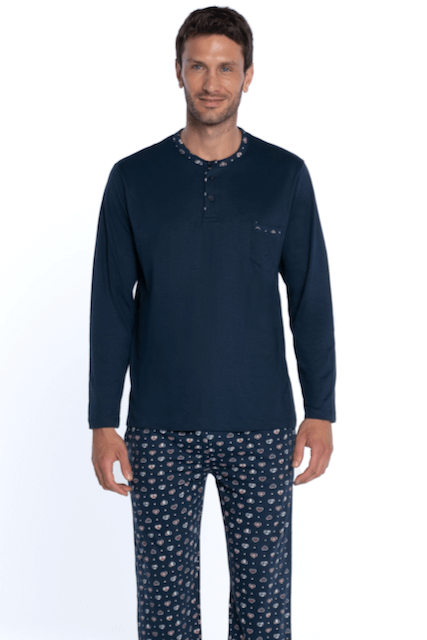 Pánské pyžamo BRUNO Tmavě modrá XL