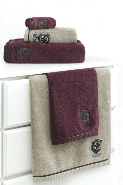 Soft Cotton Malé ručníky LUXURY 32x50 cm, 3 ks Bordó 