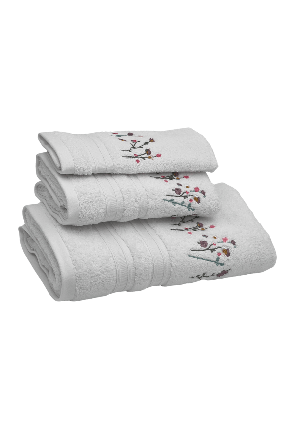 Soft Cotton Dárková sada ručníky a osuška GARDENIA, 3 ks  Bílá