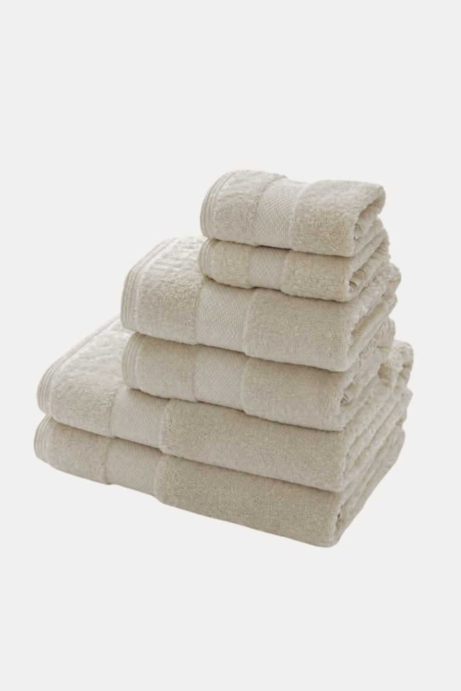 Set avantajos prosoape DELUXE, 6 buc Bej deschis / Light beige