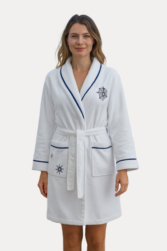 Soft Cotton Dámsky krátky župan MARINE LADY