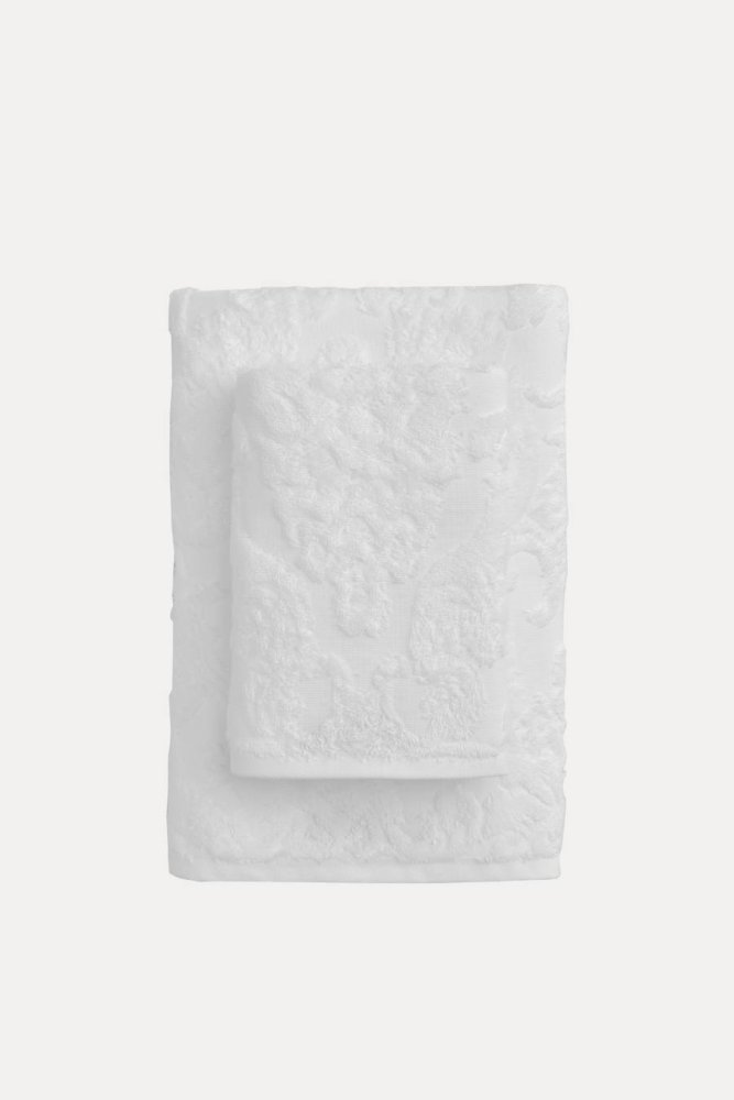 Prosop de corp DAMASK din MODAL 75x150cm Alb / White