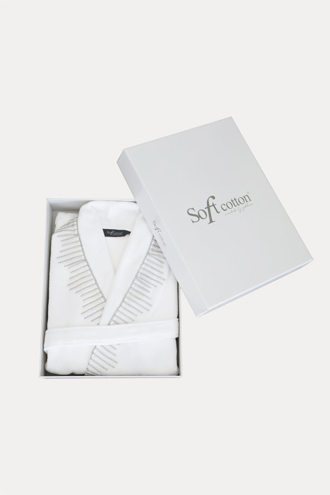 Soft Cotton Dámsky elegantný župan NOVA v darčekovom balení