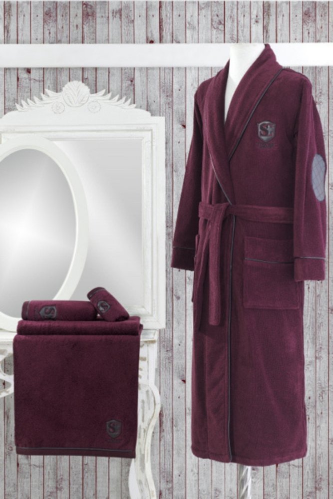 Soft Cotton Darčekové balenie županu, uteráku a osušky LUXURY