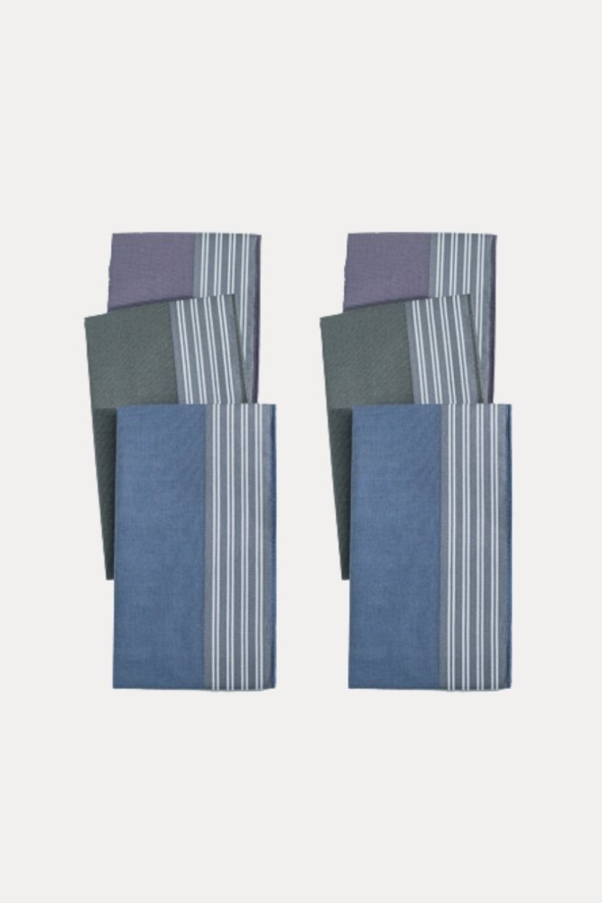 Batiste din bumbac pentru bărbați ORFEUS, 6 buc Mix 43 x 43 cm În