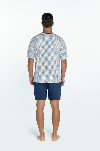GUASCH Pánské pyžamo krátké SEBASTIAN XL Modrá