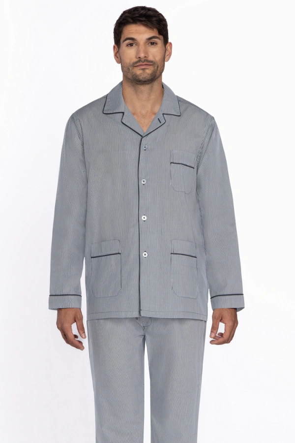 Pánské pyžamo SERGIO XL Šedá