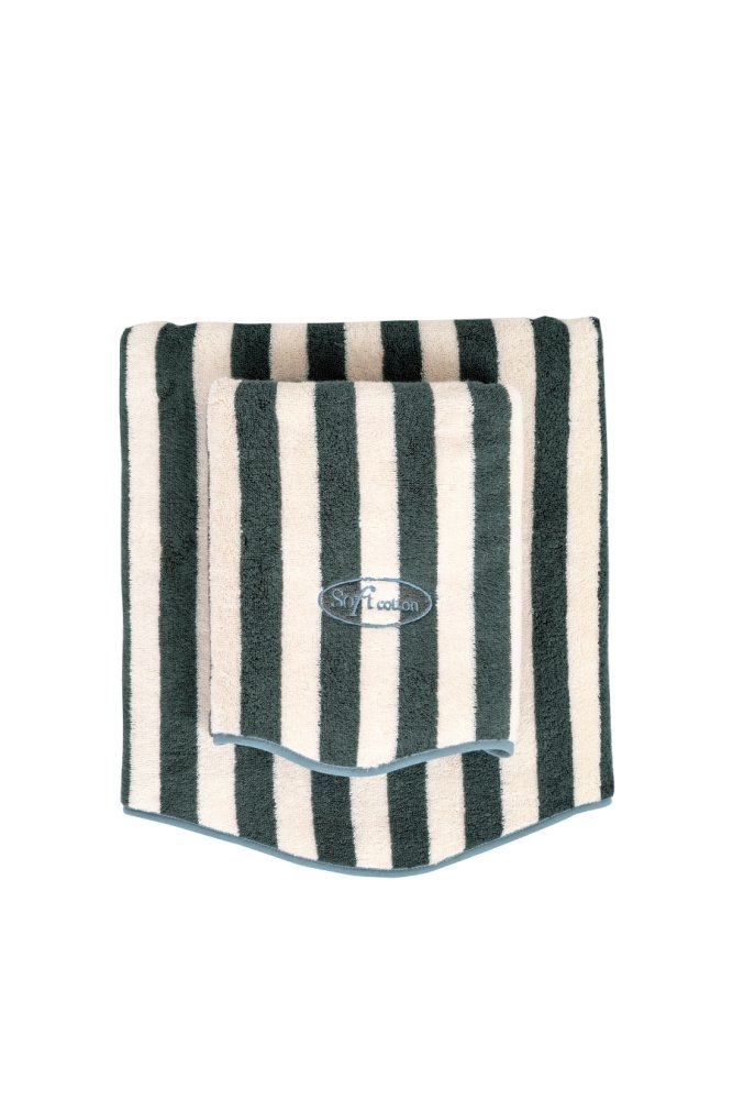 Prosop de corp WAVY 100x150 cm Verde / Green