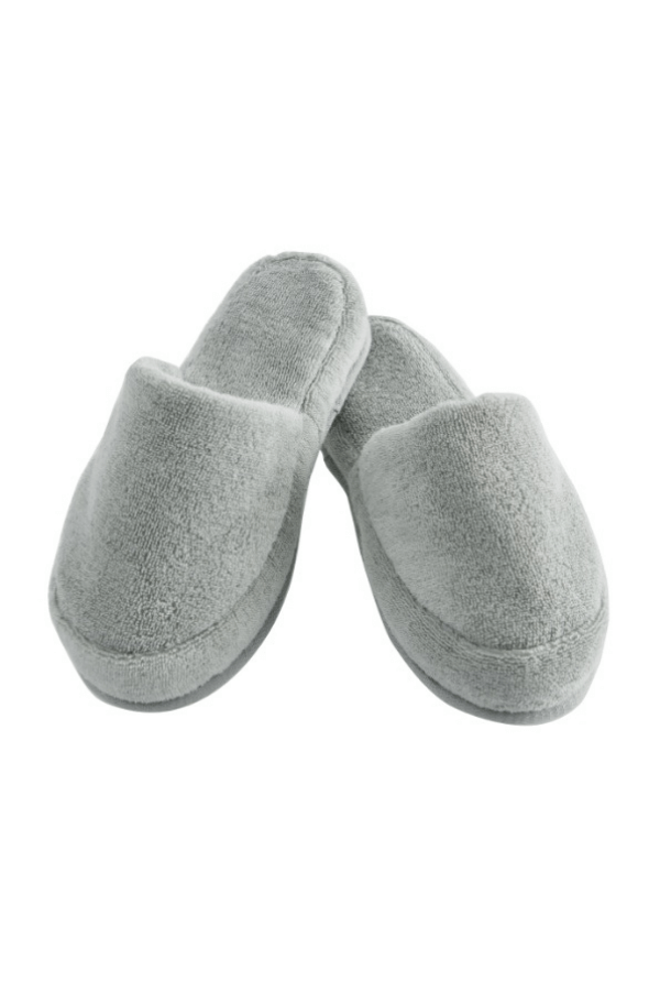 Soft Cotton Unisex papuče COMFORT. Froté unisex papuče COMFORT s gumovou podrážkou, vo veľkostiach 26cm a 28cm. Sivá 28 cm