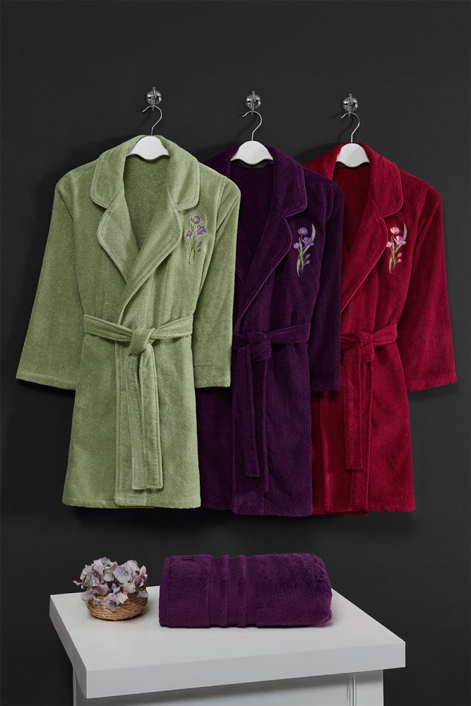 Soft Cotton Luxusný dámsky župan + uterák LILLY v darčekovom balení