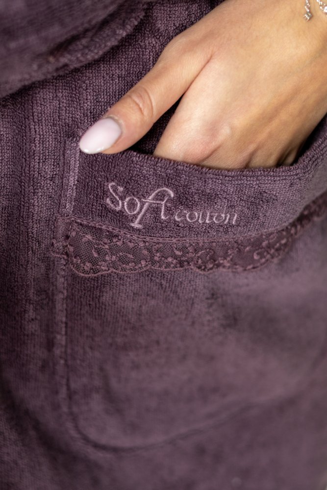 Soft Cotton Dámsky elegantný župan STELLA v darčekovom balení